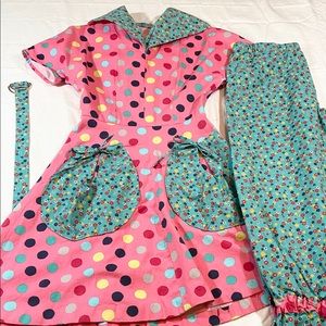 Handmade 4-Piece Clown Dress